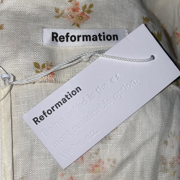 NWT Reformation Gina Dress Mildred 12 - Picture 11 of 13